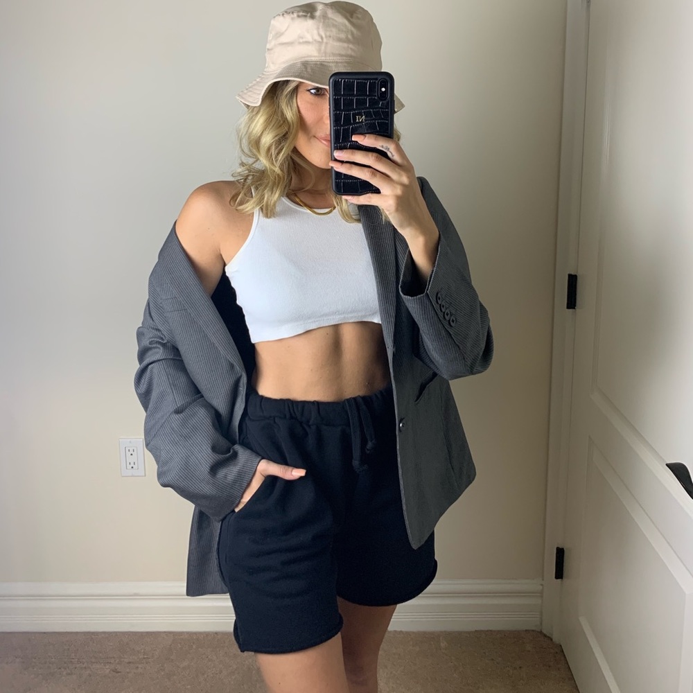 BLACK SWEAT SHORTS!🖤🖤